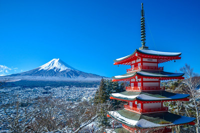 富士山。